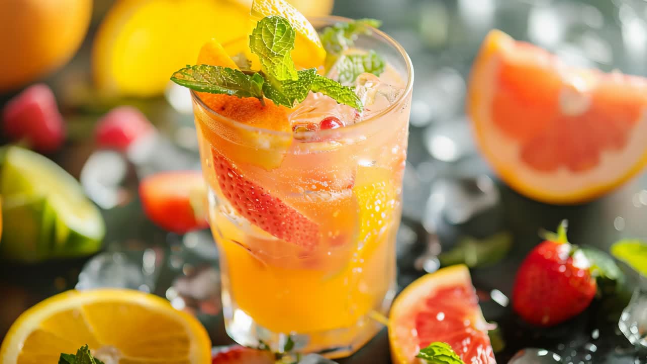 Refreshing Fruit Cocktail
