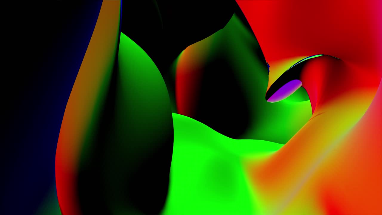 diseño de ondas abstractas y coloridas