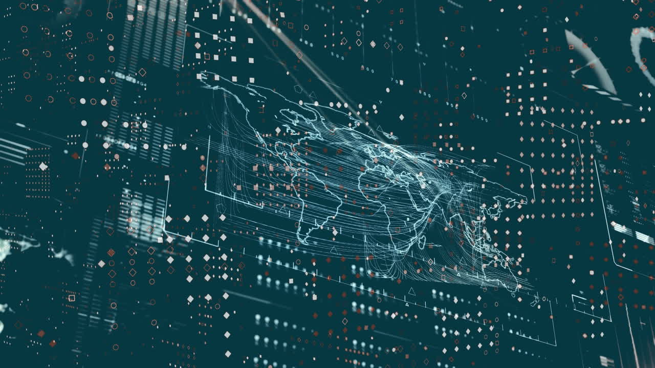 Animation of statistics and financial data processing