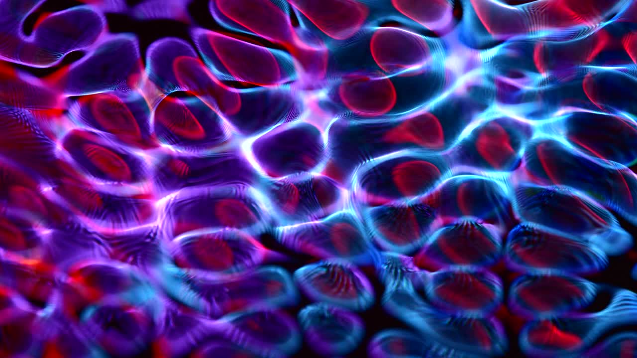 Colorful energy pattern galaxy concept sparkling in space.  abstract space background animation, sparkling light, projection, circle of sparkling star particles. 4K resolution