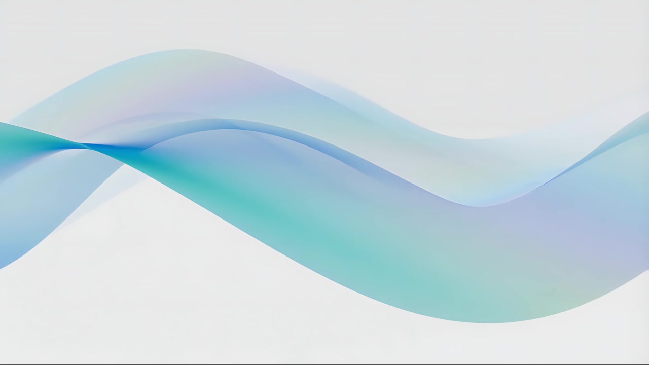 Sfondo Minimalista Astratto con Onde in Movimento 4K
