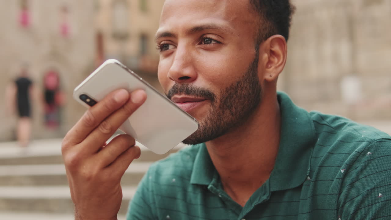 Man talking on phone