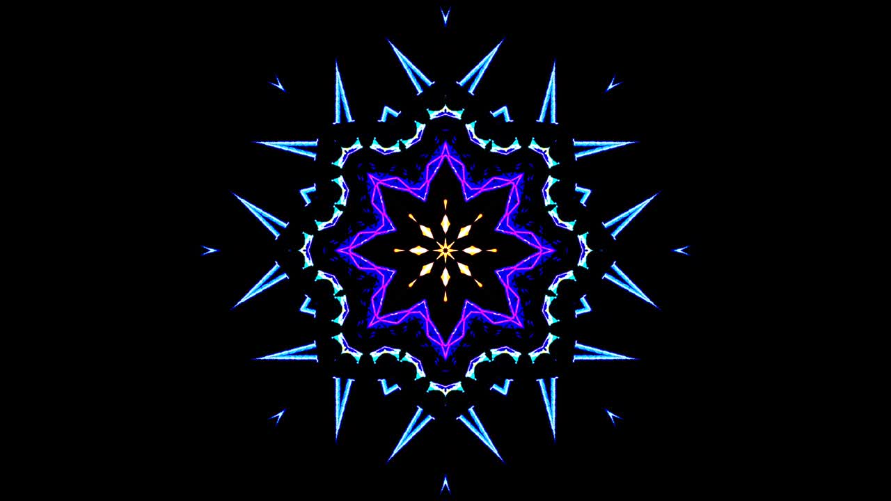hermosos videos de parpadeo, brillo luminoso que cambia el movimiento fondo negro
