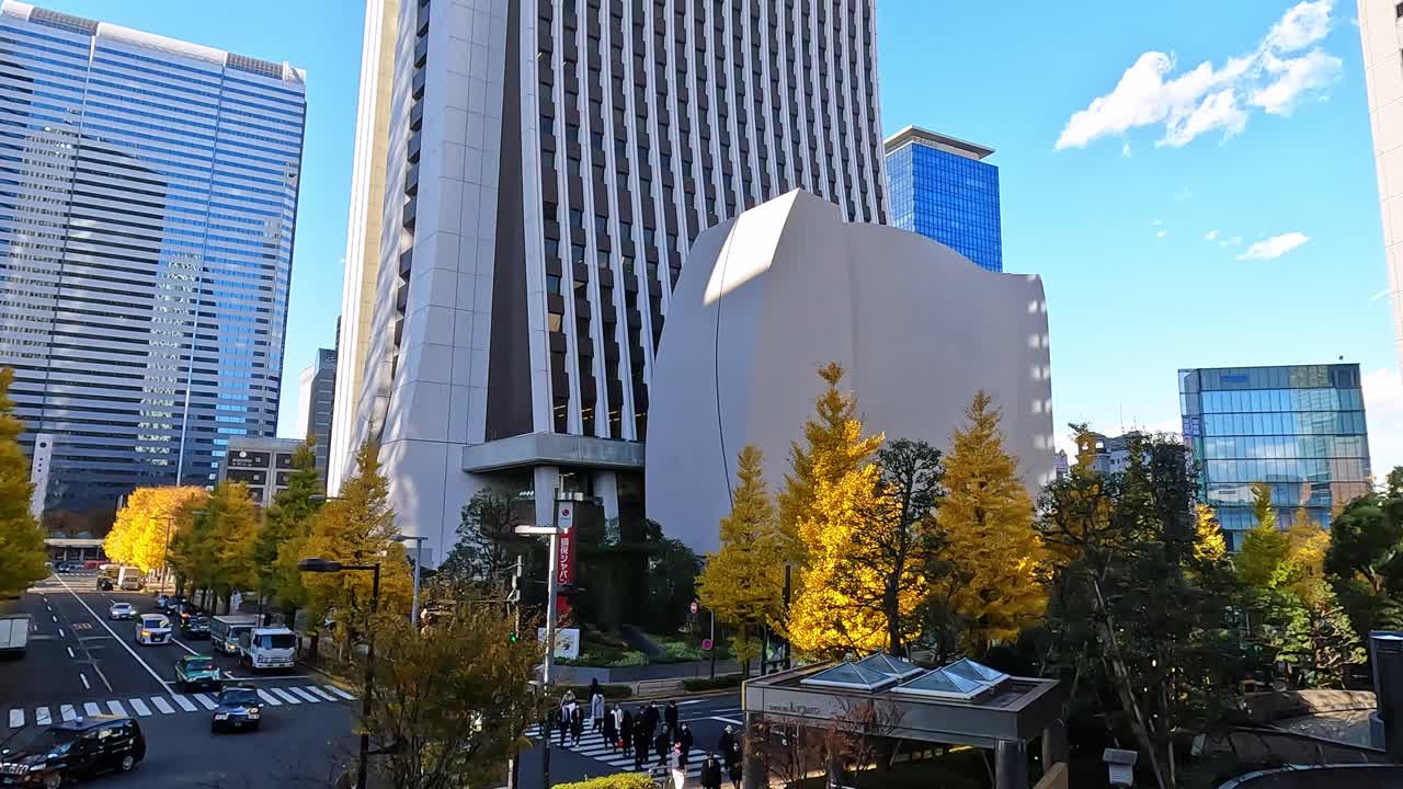 도쿄, 신주쿠의 cbd 금융 구역에서 미래의 마천루