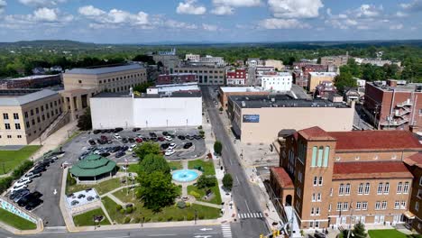 aerial over church in beckley west virginia