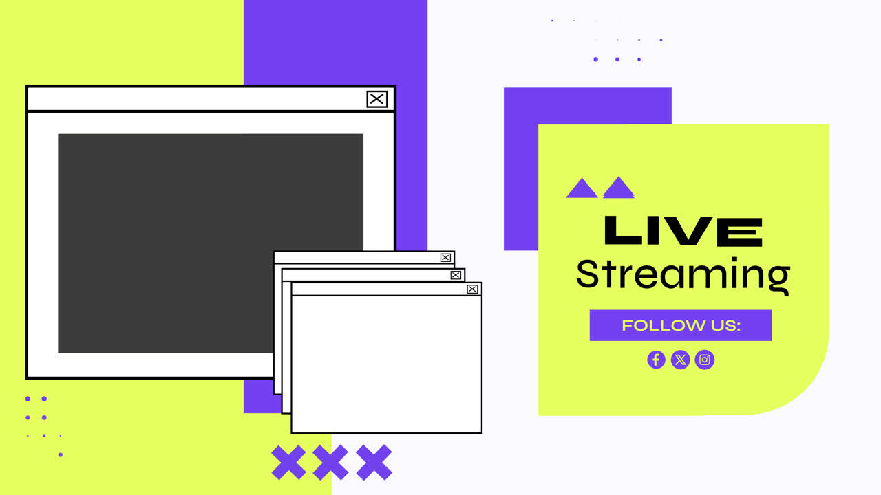 Live Streaming Digital Interface with Social Media Promotion