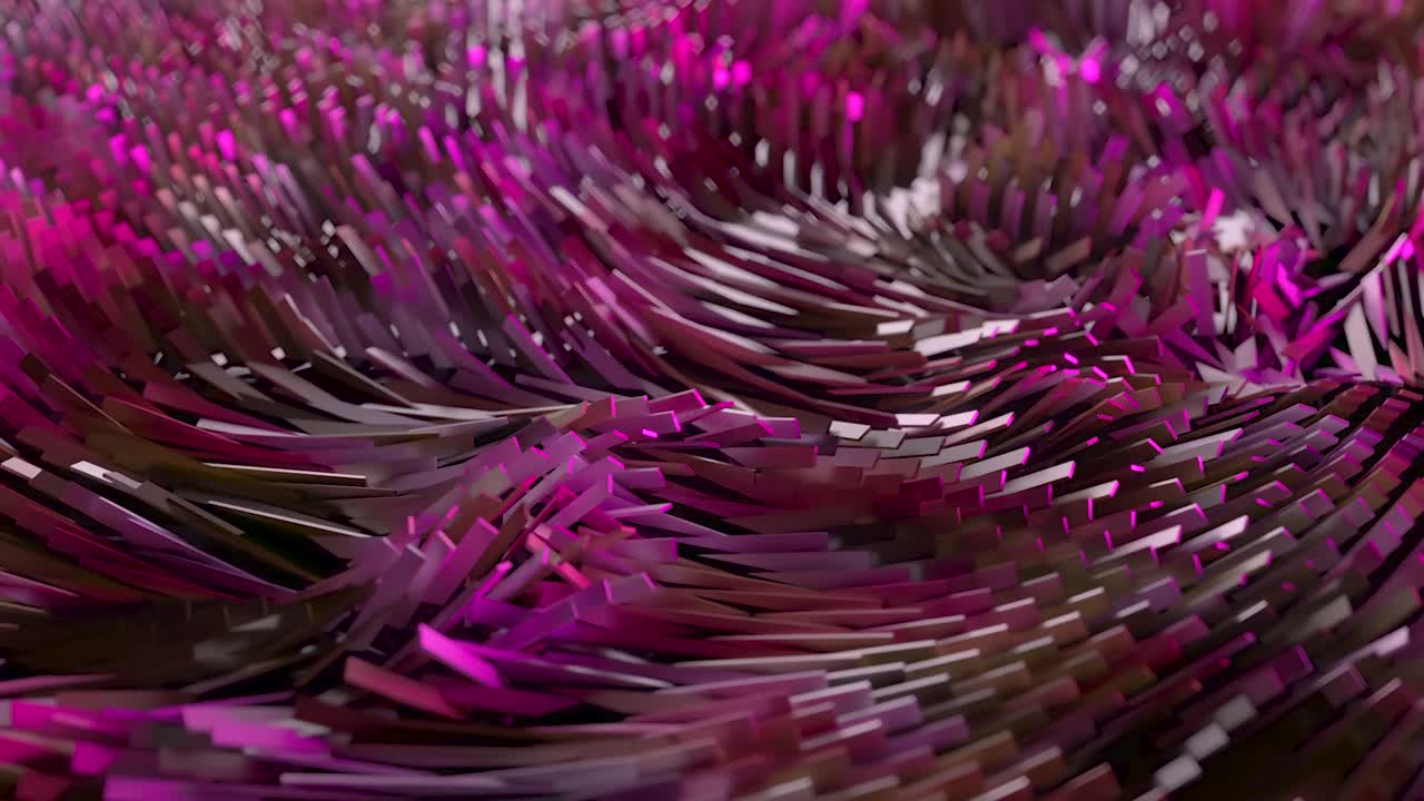 Forme geometriche astratte in rosa e viola
