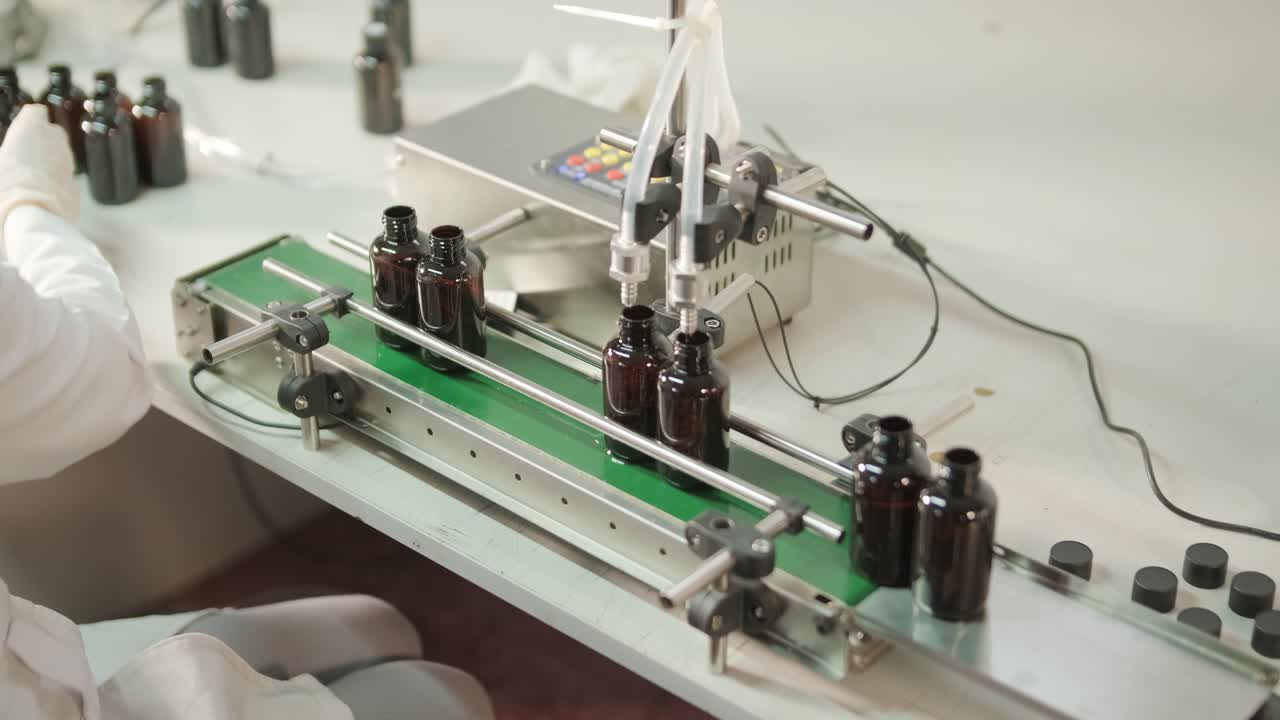 Automated Bottle Filling in a Manufacturing Setting