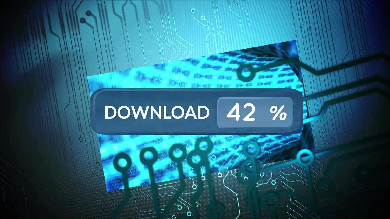 barra de progreso de descarga