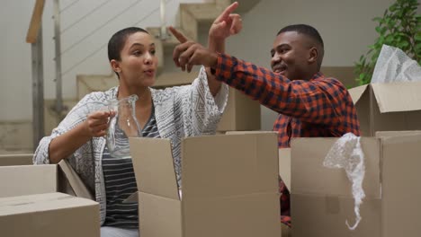 couple moving in to a new home