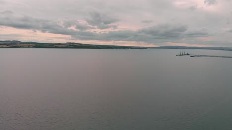 firth of forth panorama from above