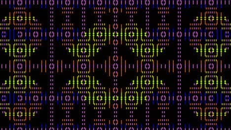 mosaico astratto galleggiante di pixel