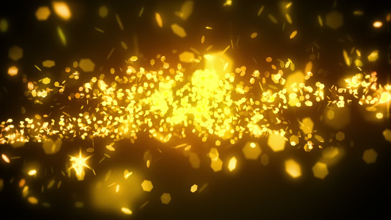 움직이는 불빛, 초점을 잃은 반사, 루프 가능한 보케 배경