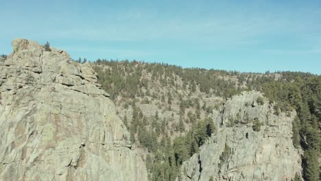 Aerial-views-of-the-mountains-between-Boulder-and-Nederland-in-Colorado