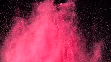 pink powder explosion