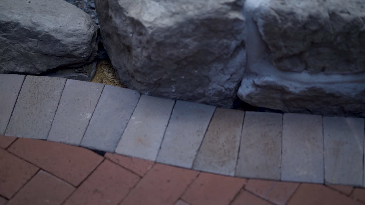 Brick and Stone Path