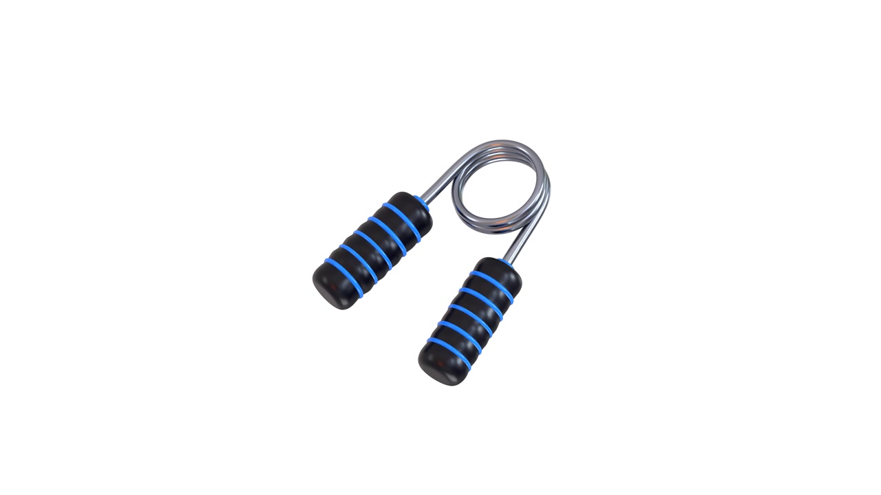 Hand Grip Exerciser Isolated on White Background