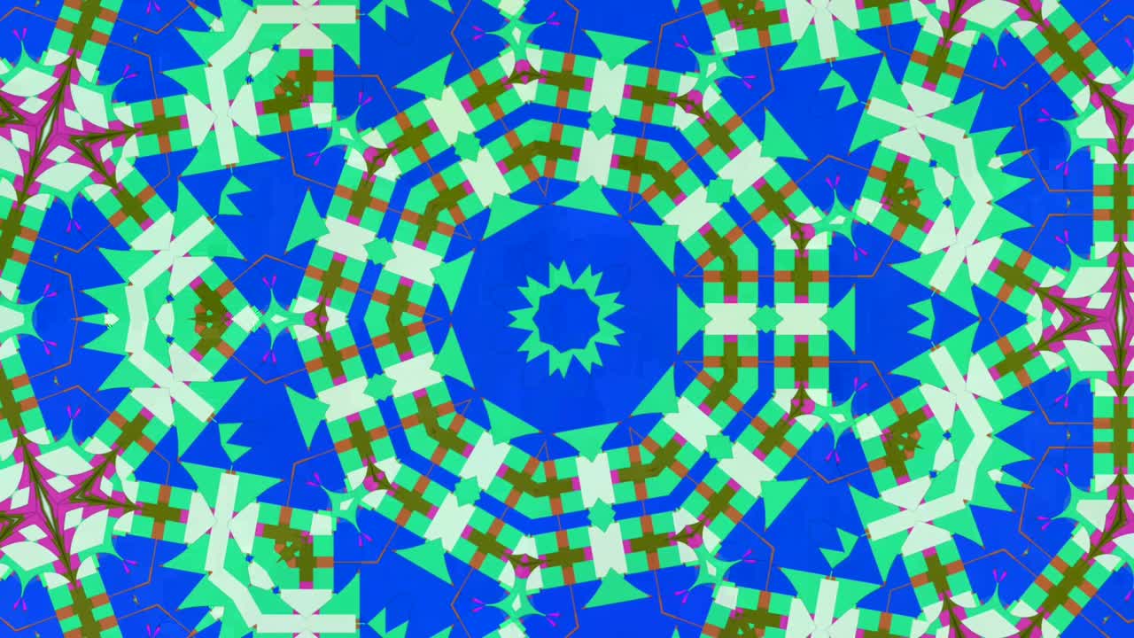 Abstract kaleidoscope sequence patterns.