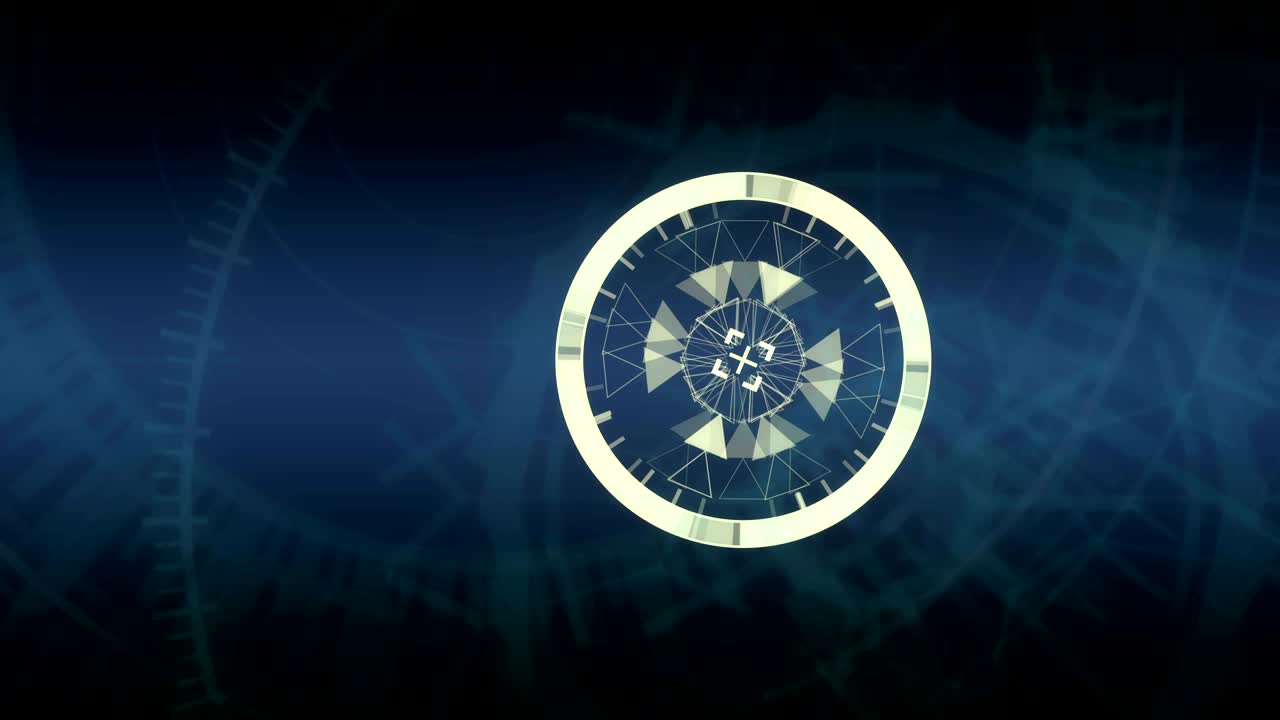 visualización digital futurista moderna