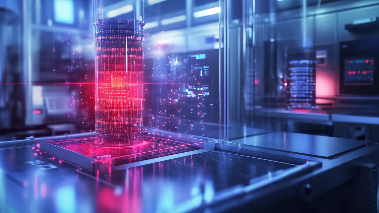 High-Tech Lab Experiment