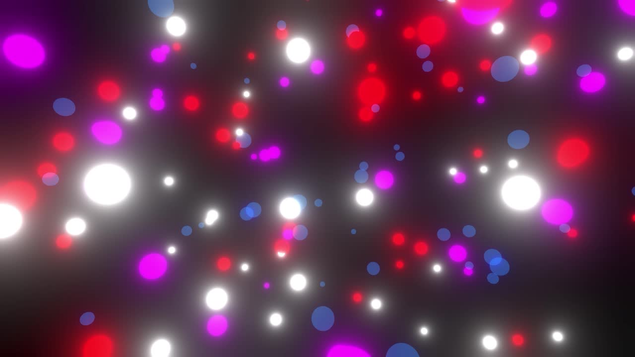 Glowing Circles Abstract Background