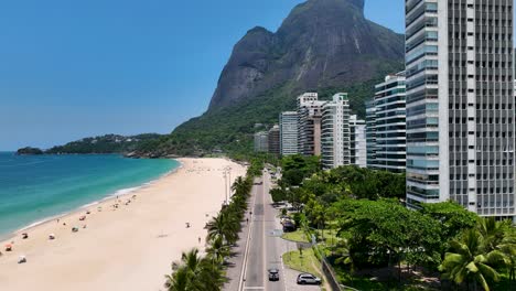 playa de sao conrado en el centro de rio de janeiro en rio de janeiro brasil