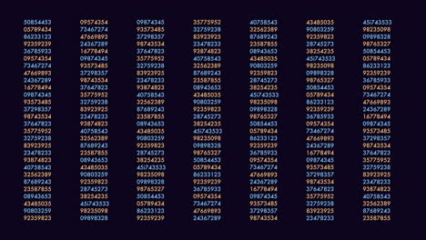 Scattered-Numbers-In-Blue-And-Orange-On-A-Dark-Background