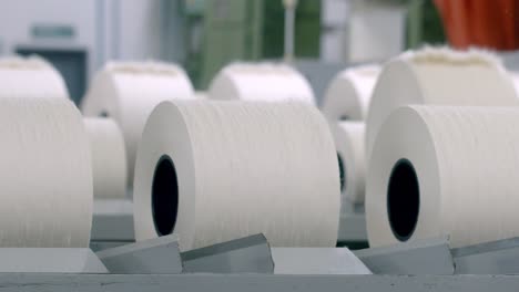 Rows-of-white-Cotton-threads