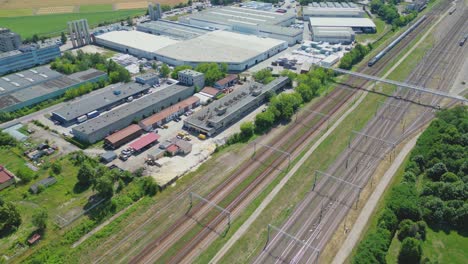 Aerial-view-of-goods-warehouse