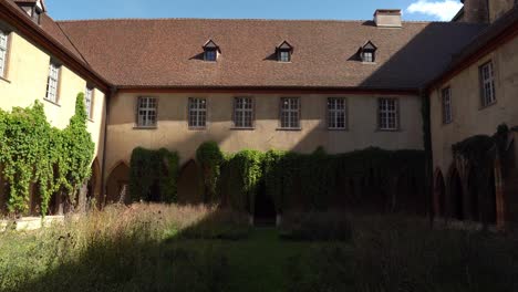 inner yard of the dominican library at the dominican convent