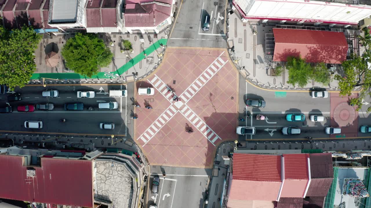 chulia 거리의 교차로