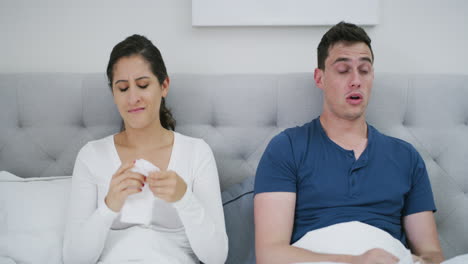 who gave who the flu?