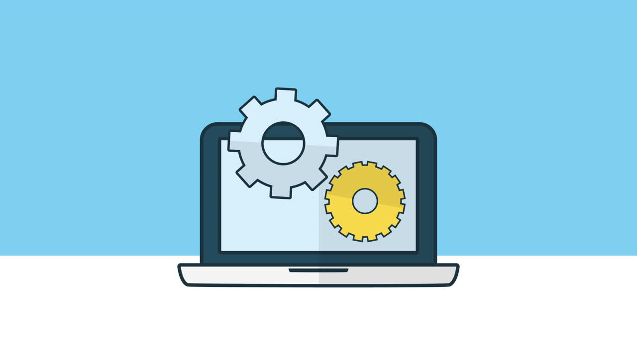 dispositivo informático portátil con ajustes de engranajes