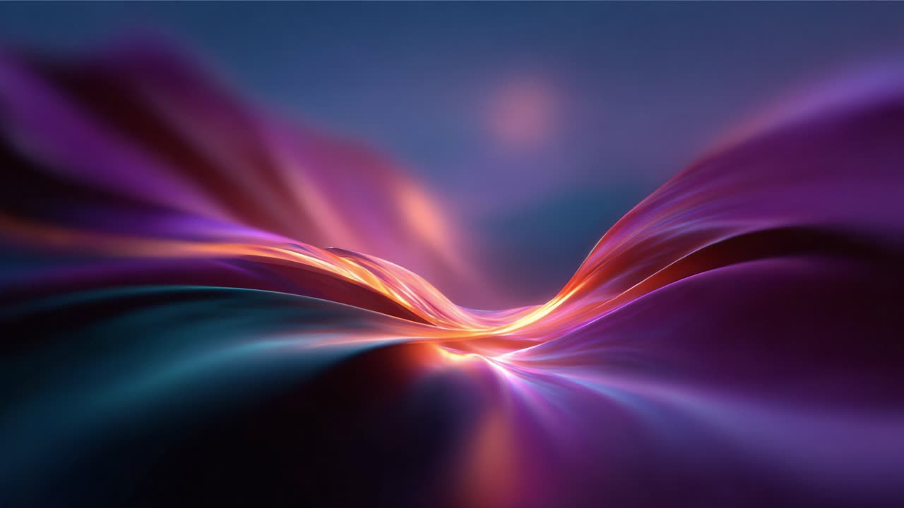 A mesmerizing visual of flowing colors and soft gradients intertwining in a surreal abstraction, showcasing the beauty of light and motion in a captivating display