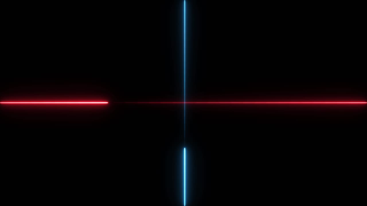 Abstract Neon Cross