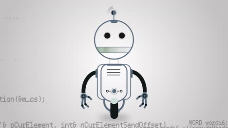 animación de un chatbot y procesamiento de datos