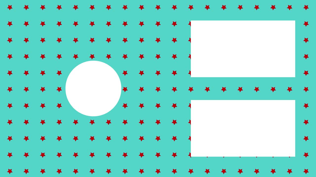 tarjeta de final de onda de estrella pantalla de final de gráficos de movimiento