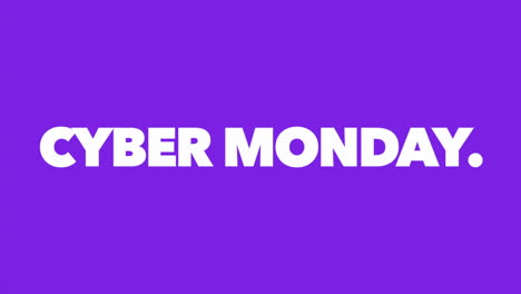 Cyber-Monday-Text-Auf-Lila-Modernem-Farbverlauf