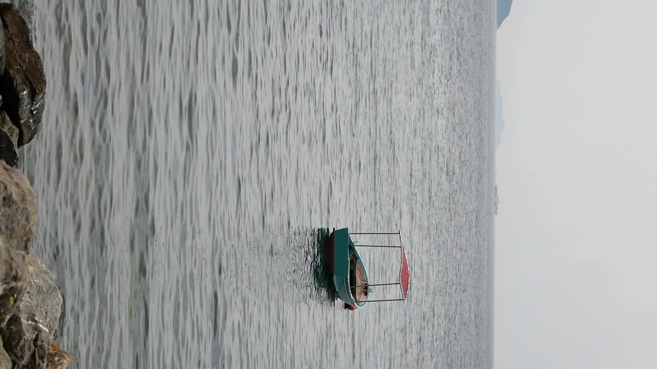Boat on Calm Lake