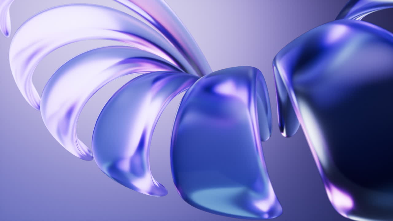 Transparent gradient glass background, 3d rendering.