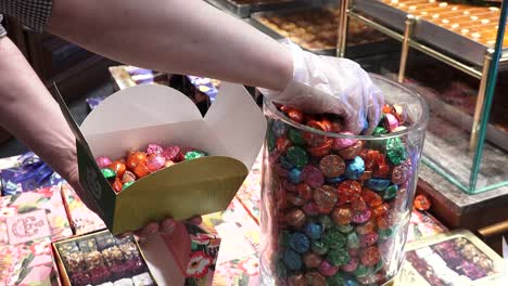 turkish style festive sugar. holiday candy.