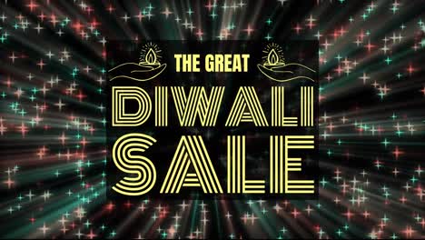 The-Great-Diwali-Sale-text-against-glittering-background-4k