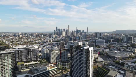 skyscrapers at the central business district of brisbane in qld, australia