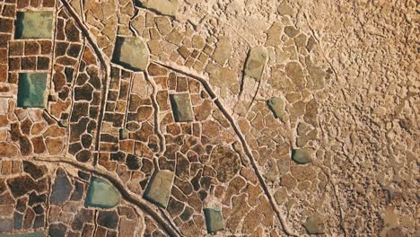 flying over the salt pans in gozo island malta