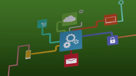 Animation-of-network-of-connections