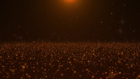 futuristic glittering luxury golden sparkling shining flare stars dust glitter particles background