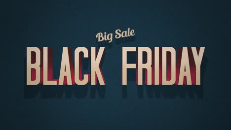 Retro-Black-Friday-text-on-blue-vintage-texture-in-80s-style