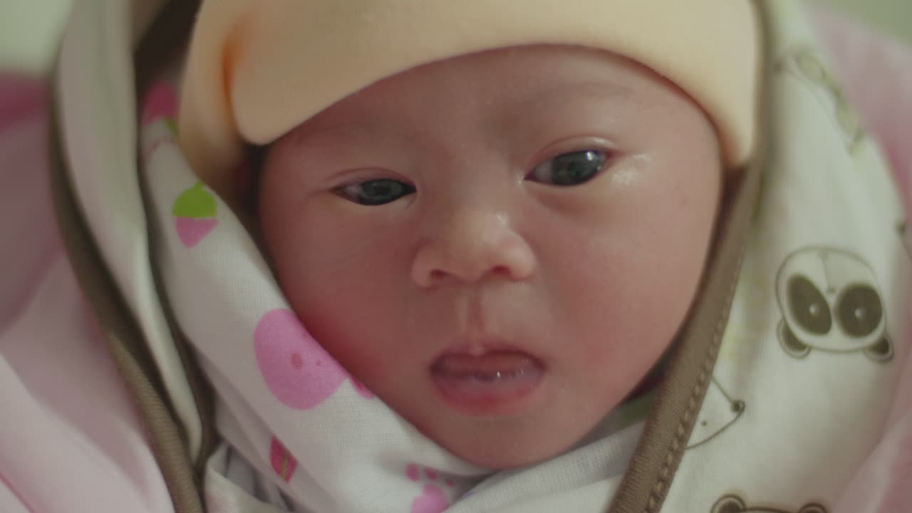 신생아 의 클로즈업