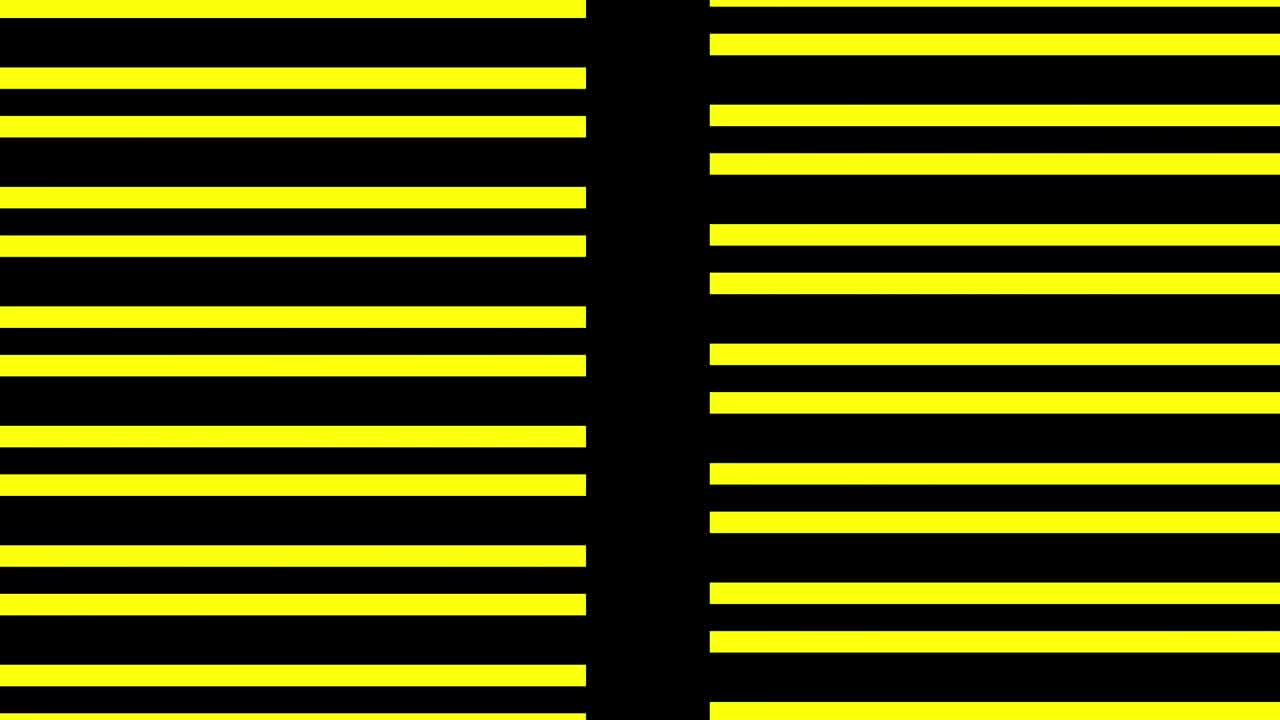 animación compuesta por rayas de colores intersectadas.