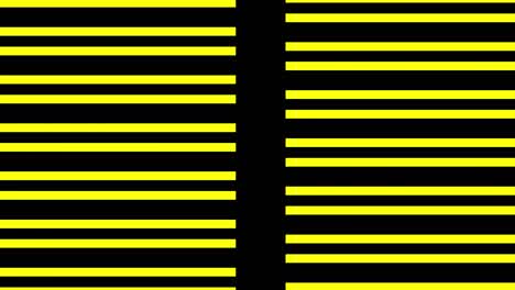 animation consisting of intersected colored stripes.